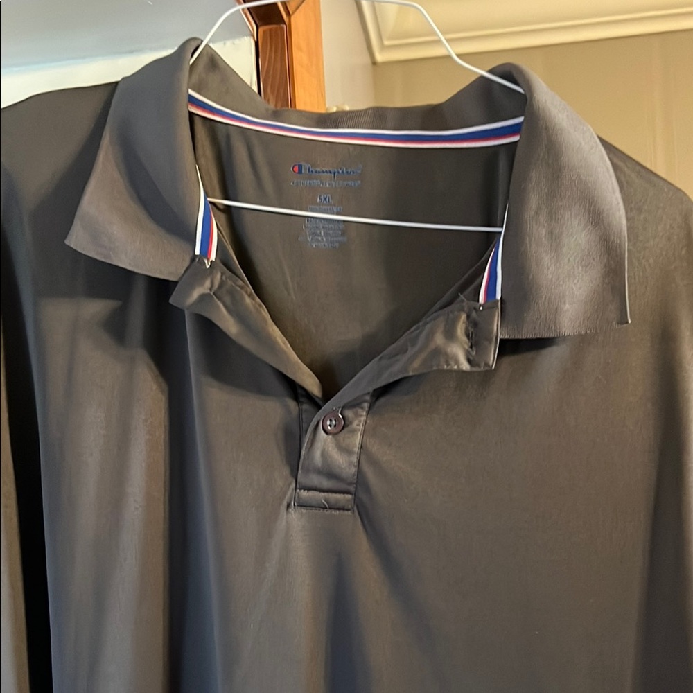 Champion Men's Gray Polo Shirt